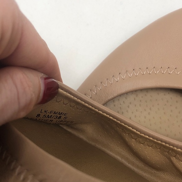 Lucky brand Emmie leather ballet flats size 8.5 - Picture 4 of 4